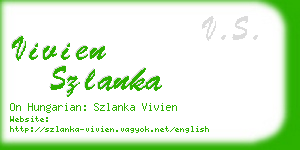 vivien szlanka business card